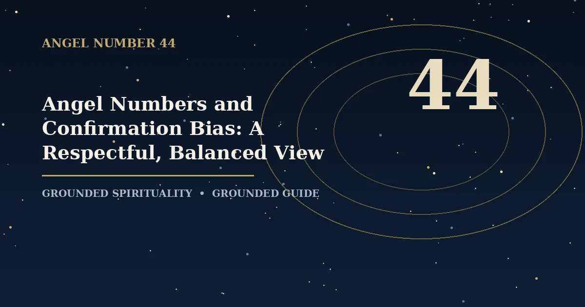 Angel Numbers and Confirmation Bias: A Respectful, Balanced View