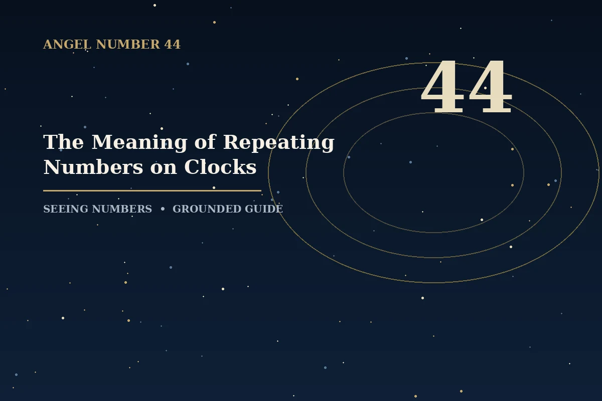 Illustrated guide to repeating numbers on clocks