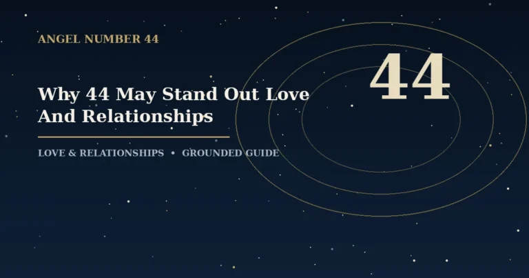 Why 44 May Stand Out Love And Relationships
