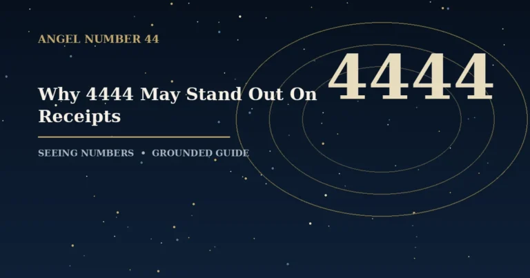 Why 4444 May Stand Out On Receipts